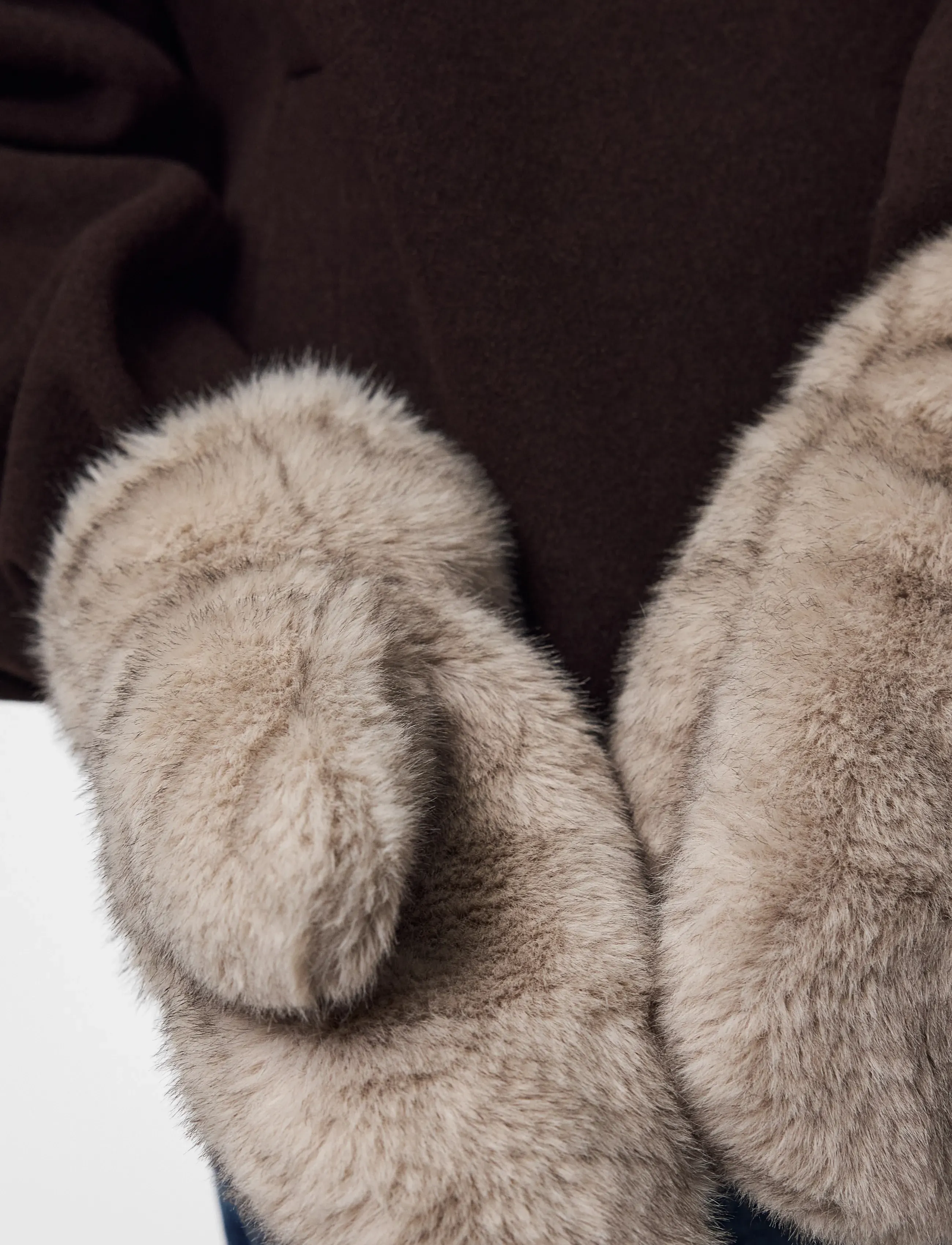 Pieces - PCJUTLANDIA MITTENS BC - labakindad - greige - 4