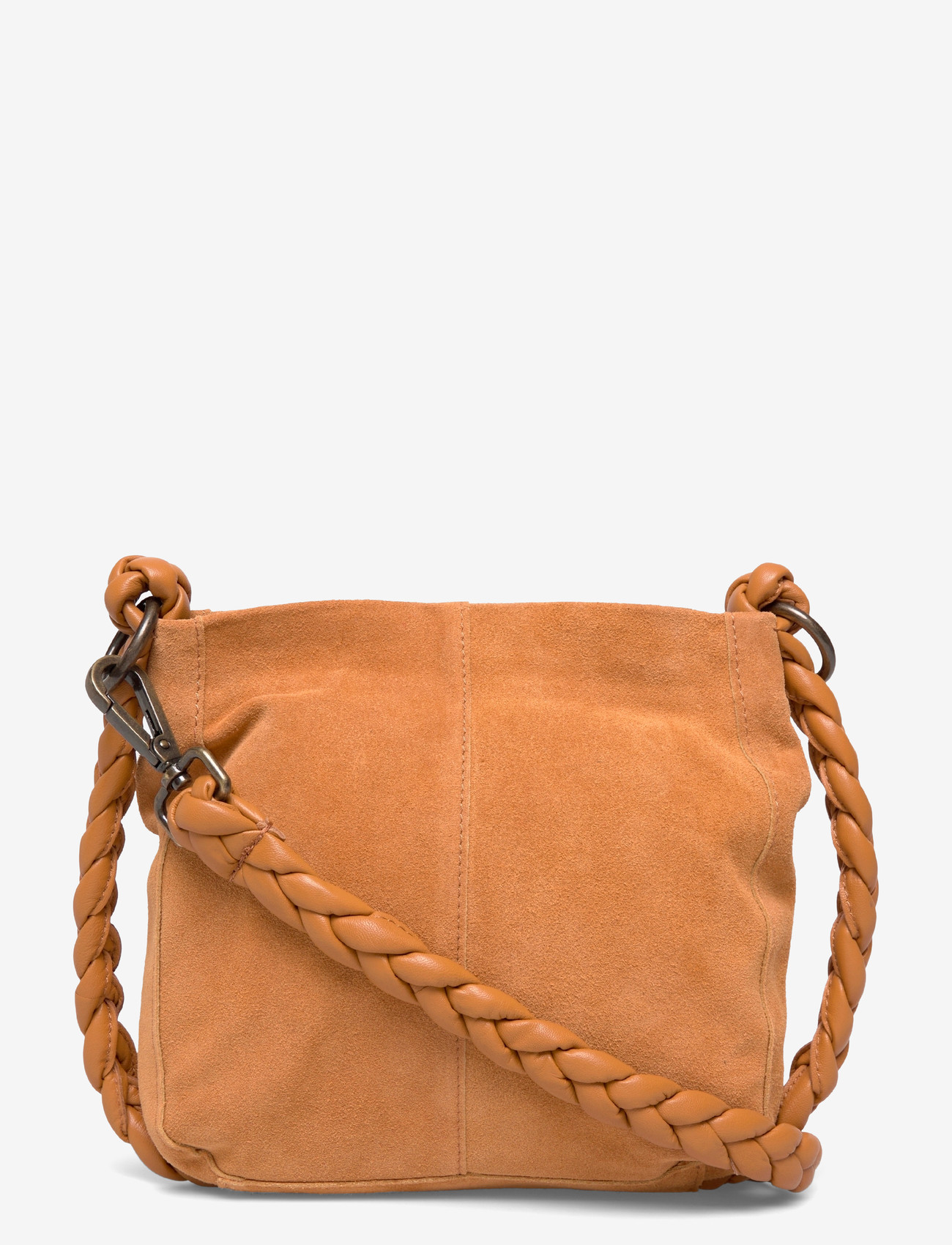 Pieces - PCJUNA SUEDE DAILY BAG FC - speciella tillfällen - cognac - 0