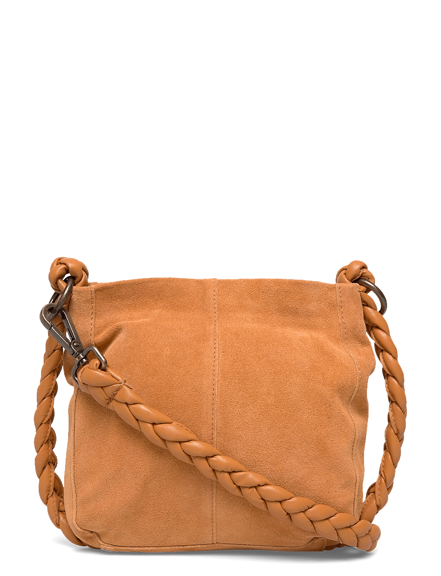 Pieces - PCJUNA SUEDE DAILY BAG FC - cognac - 0