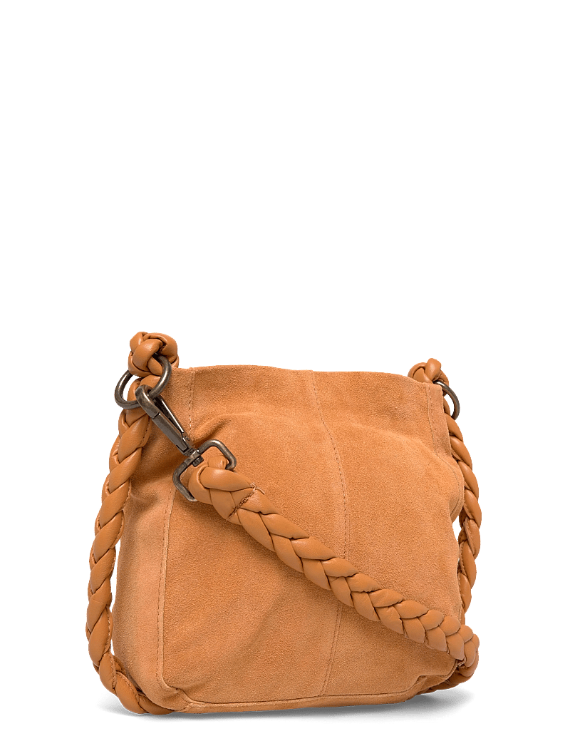 Pieces - PCJUNA SUEDE DAILY BAG FC - speciella tillfällen - cognac - 2