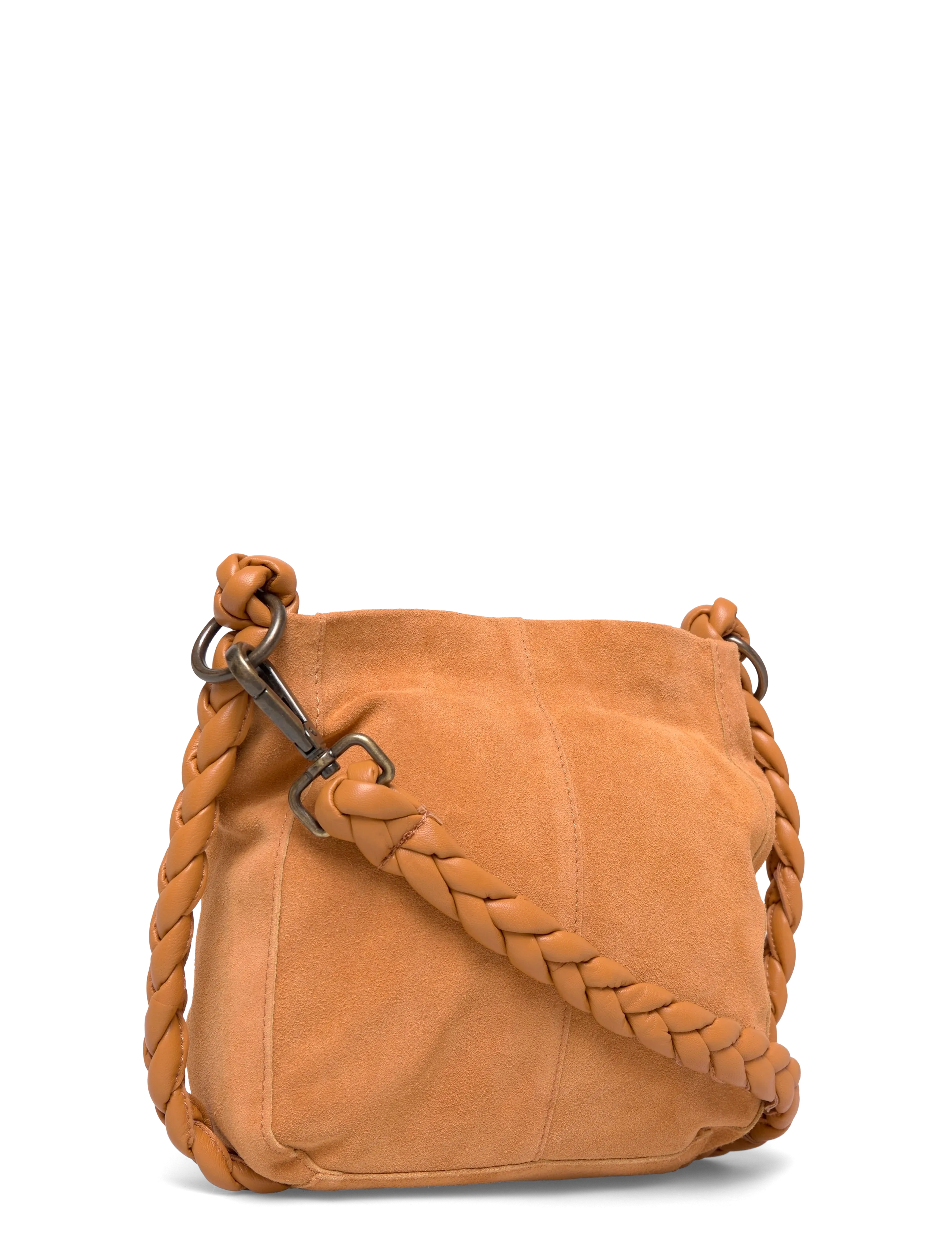 Pieces - PCJUNA SUEDE DAILY BAG FC - cognac - 2