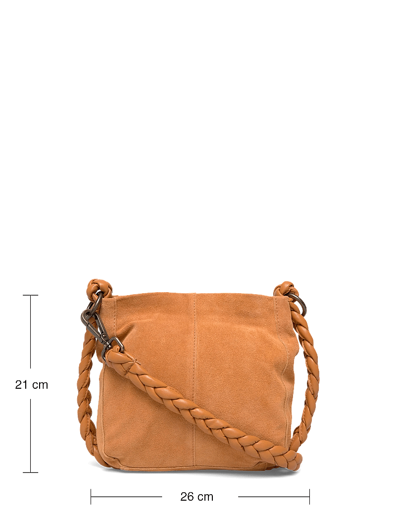 Pieces - PCJUNA SUEDE DAILY BAG FC - speciella tillfällen - cognac - 3