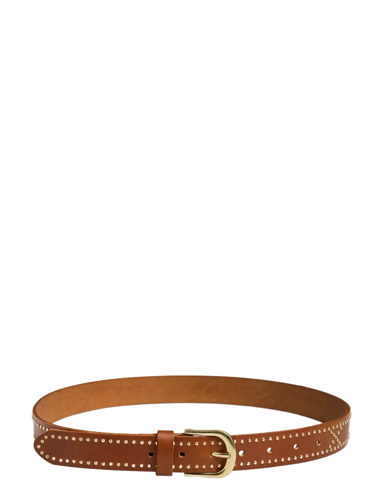 Pieces PCJUNE LEATHER JEANS BELT FC - Bælter - COGNAC / brown