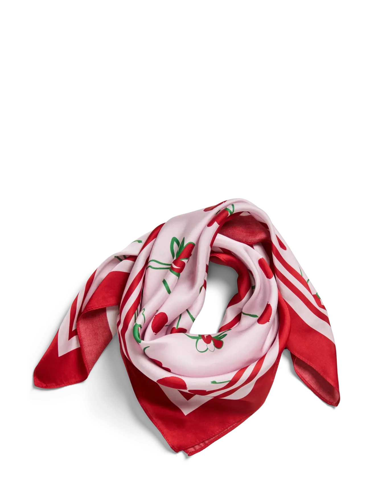 Pieces PCJARINA SQUARE SCARF BC - Akcesoria - ADRENALINE RUSH / red