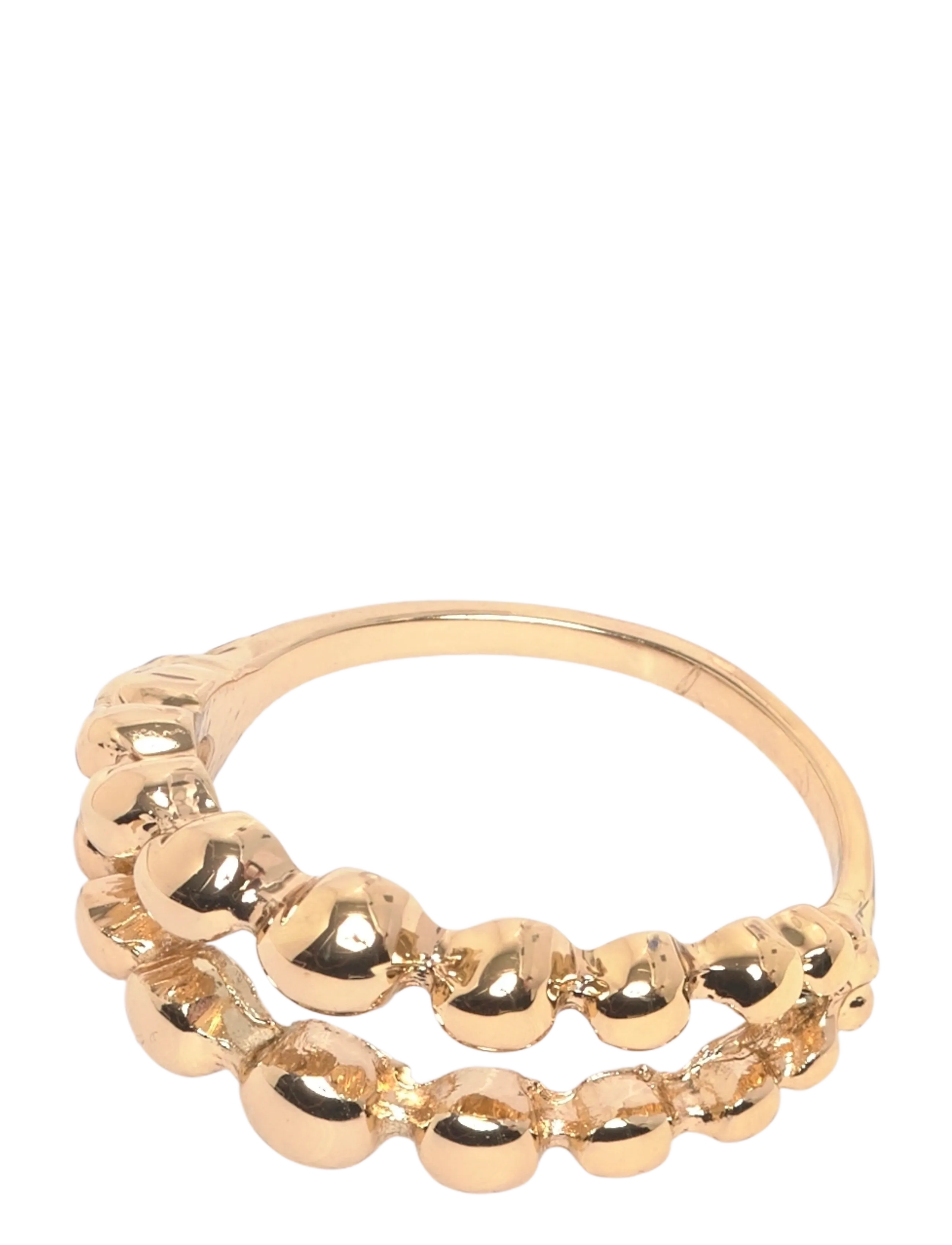 Pieces PCJILAMA RING PLATED BOX FP - Ringe - GOLD COLOUR / pink/rose