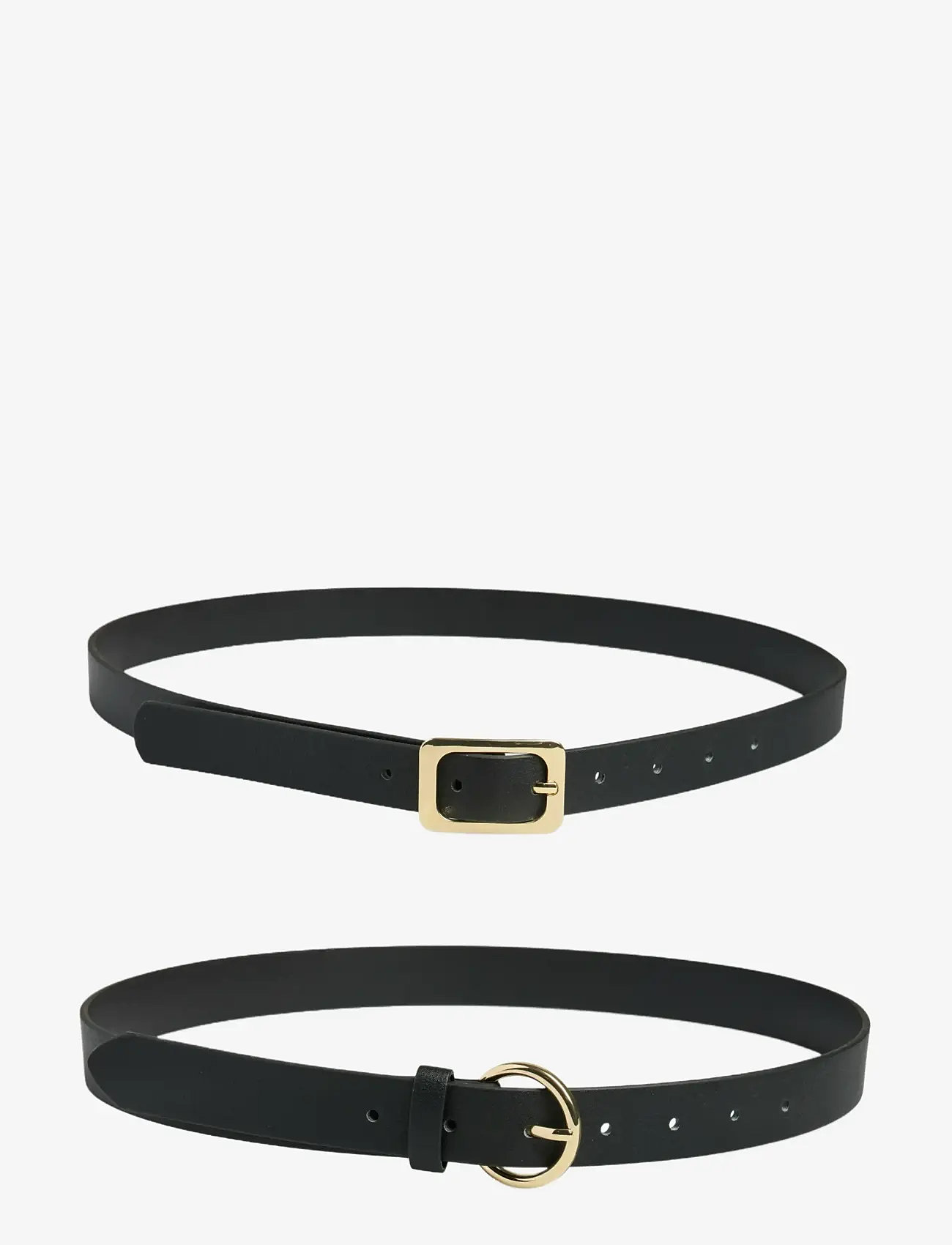 Pieces - PCJILANE 2-PACK JEANS BELT - black - 1