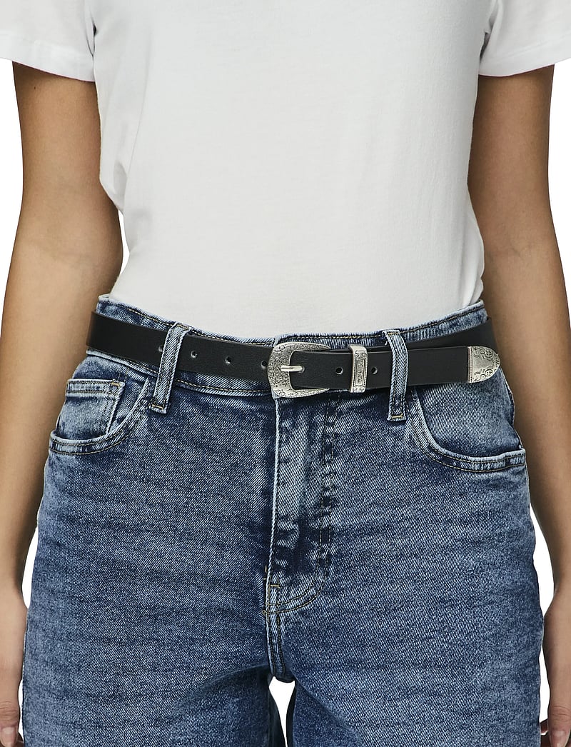 Pieces - PCJIONA WESTERN JEANS BELT BUNDLE PWP - casual gürtel - black - 1