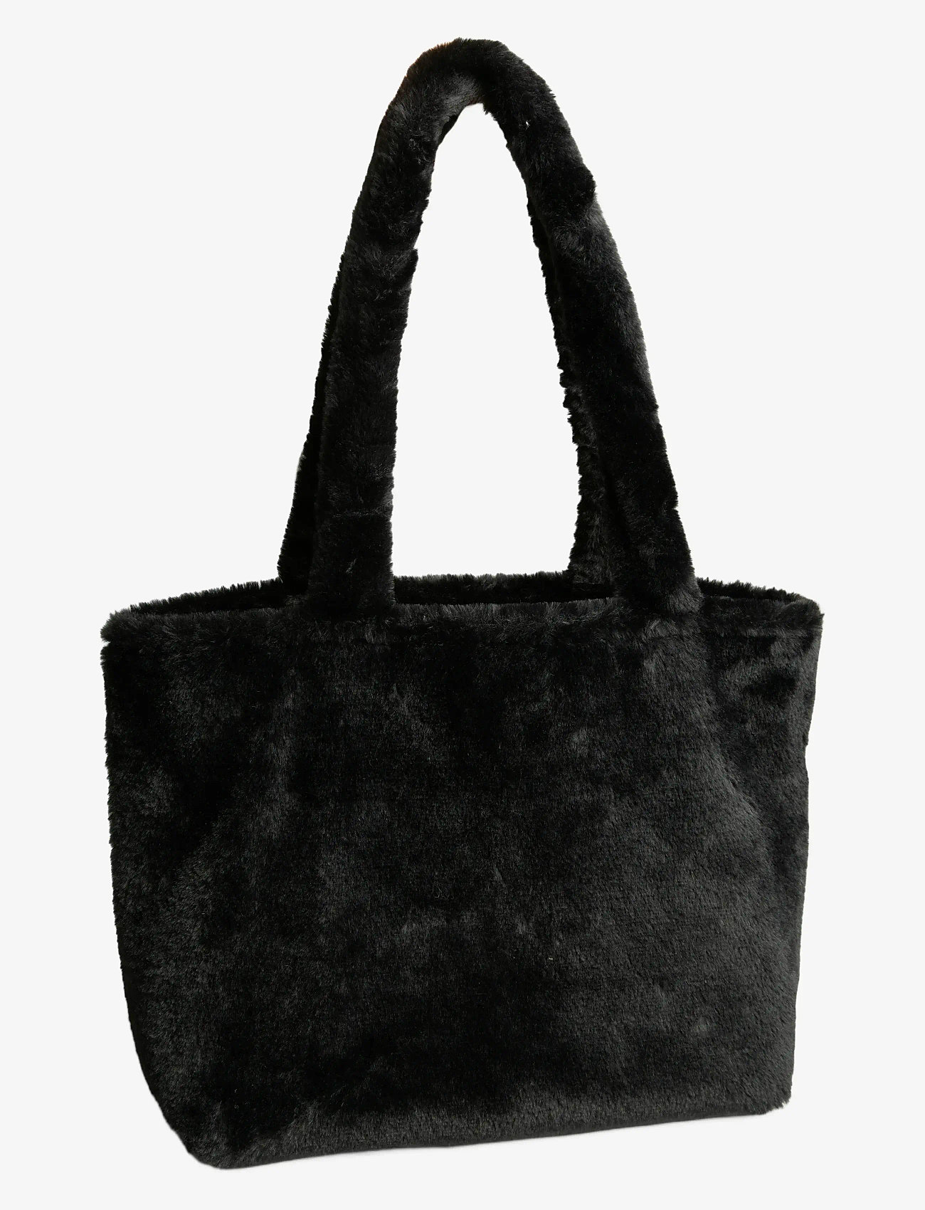 Pieces - PCJANICE FUR SHOPPER - shoppere - black - 0