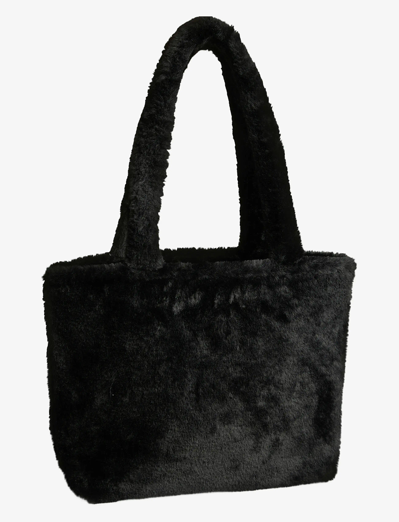 Pieces - PCJANICE FUR SHOPPER - shoppere - black - 1