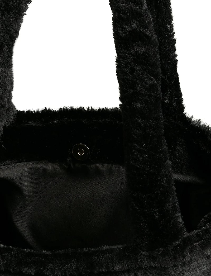 Pieces - PCJANICE FUR SHOPPER - shoppers - black - 2