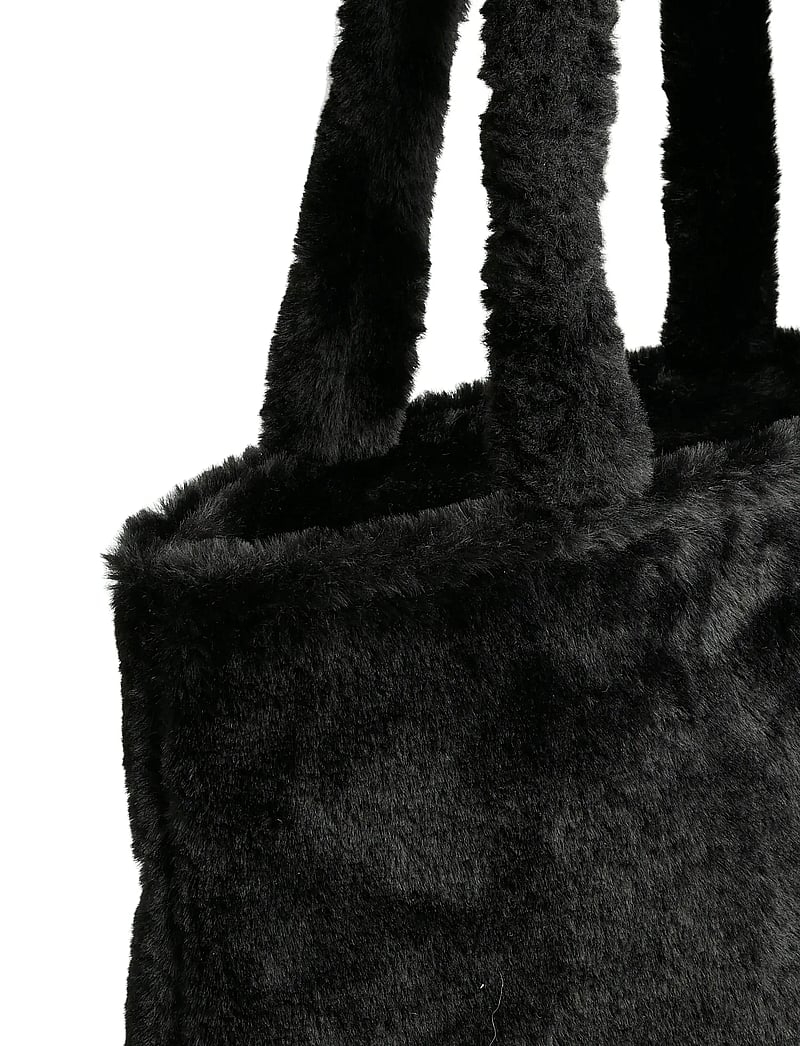 Pieces - PCJANICE FUR SHOPPER - shoppers - black - 3