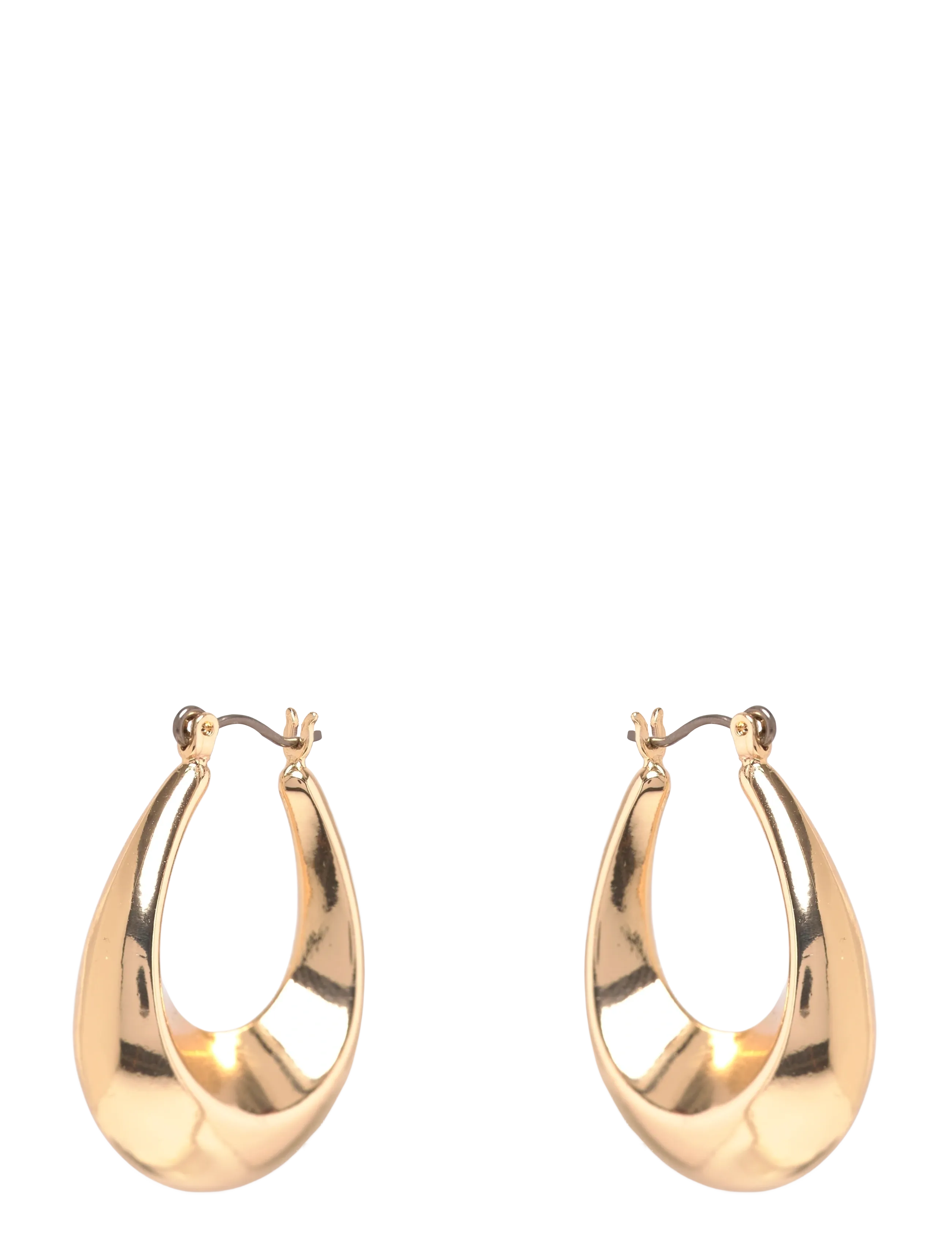 Pieces PCBIALINE HOOP EARRINGS BUNDLE - Øreringe - GOLD COLOUR / gold