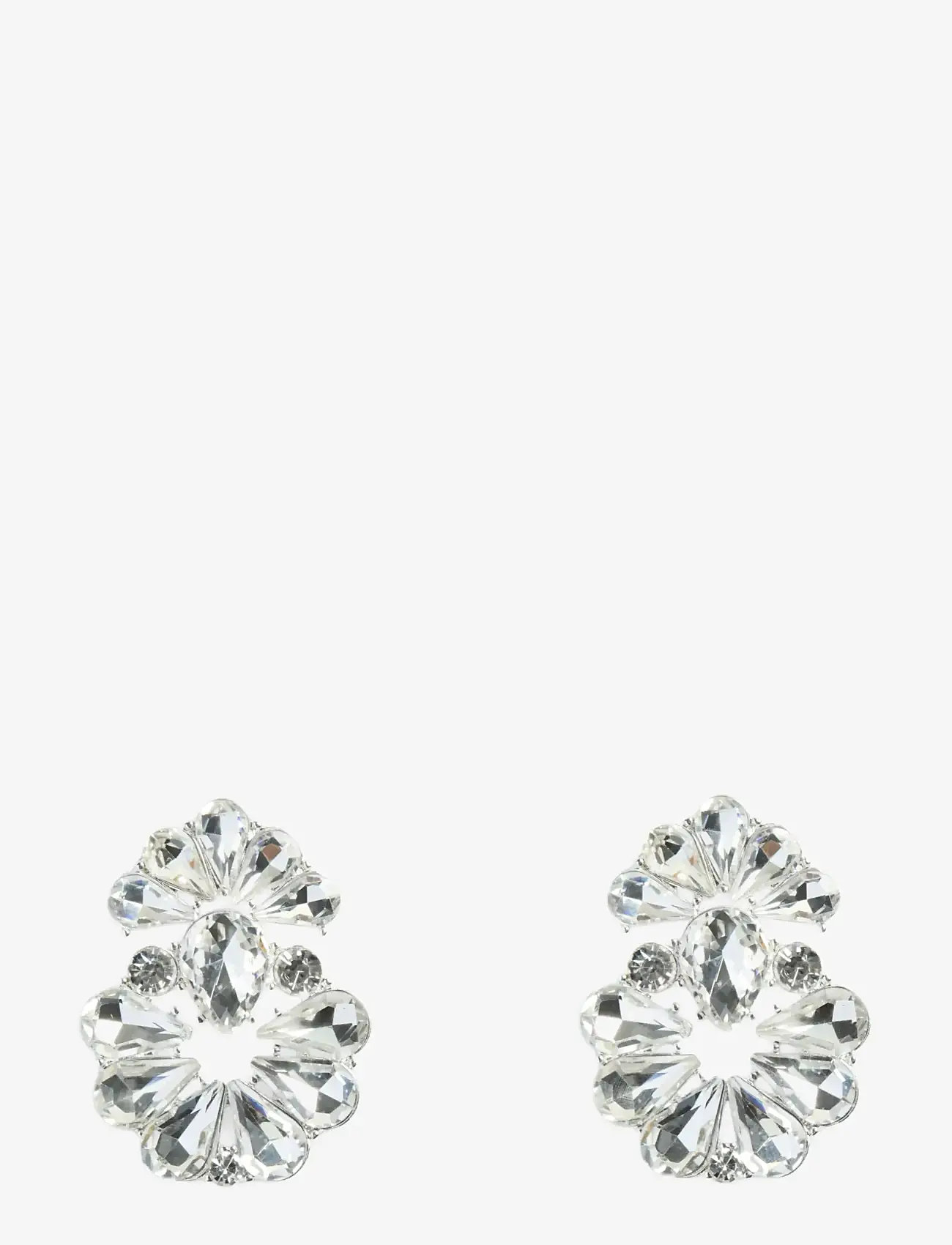 Pieces - PCMELANY O EARRINGS BUNDLE - rippuvad kõrvarõngad - silver colour - 0