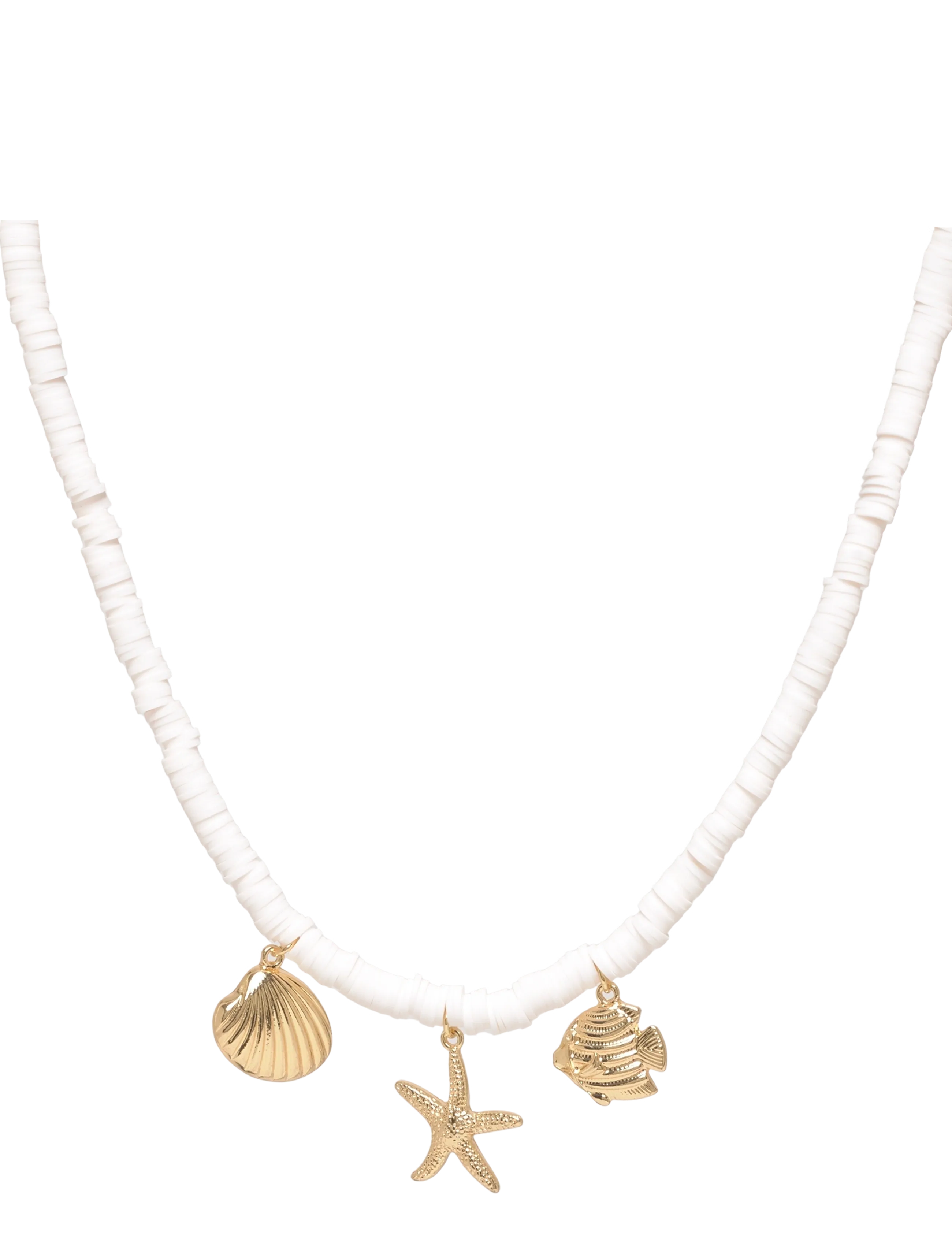 Pieces Pccille Necklace Kca, One Size, Necklaces, Weiß - Pearl Frauen