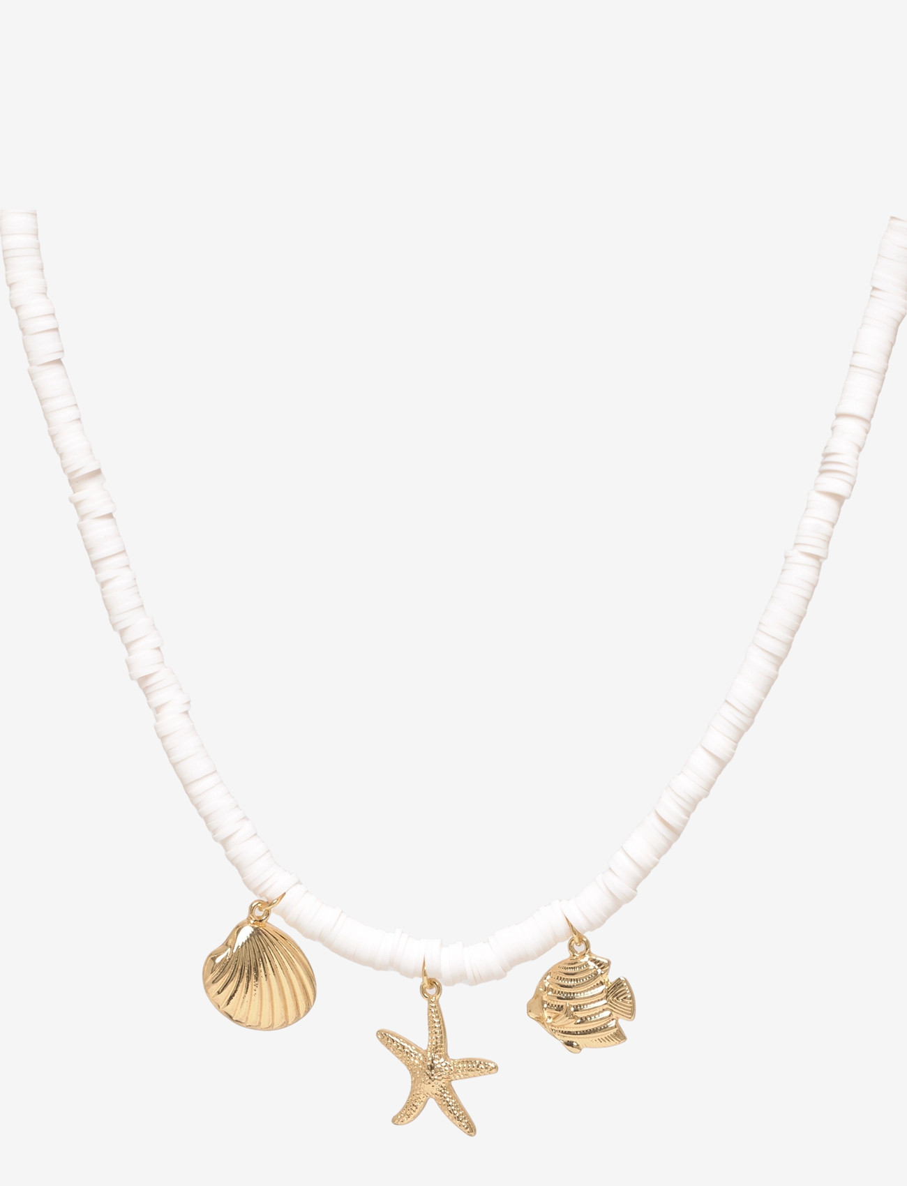 Pieces - PCCILLE NECKLACE KCA - perlekæder - gold colour - 0