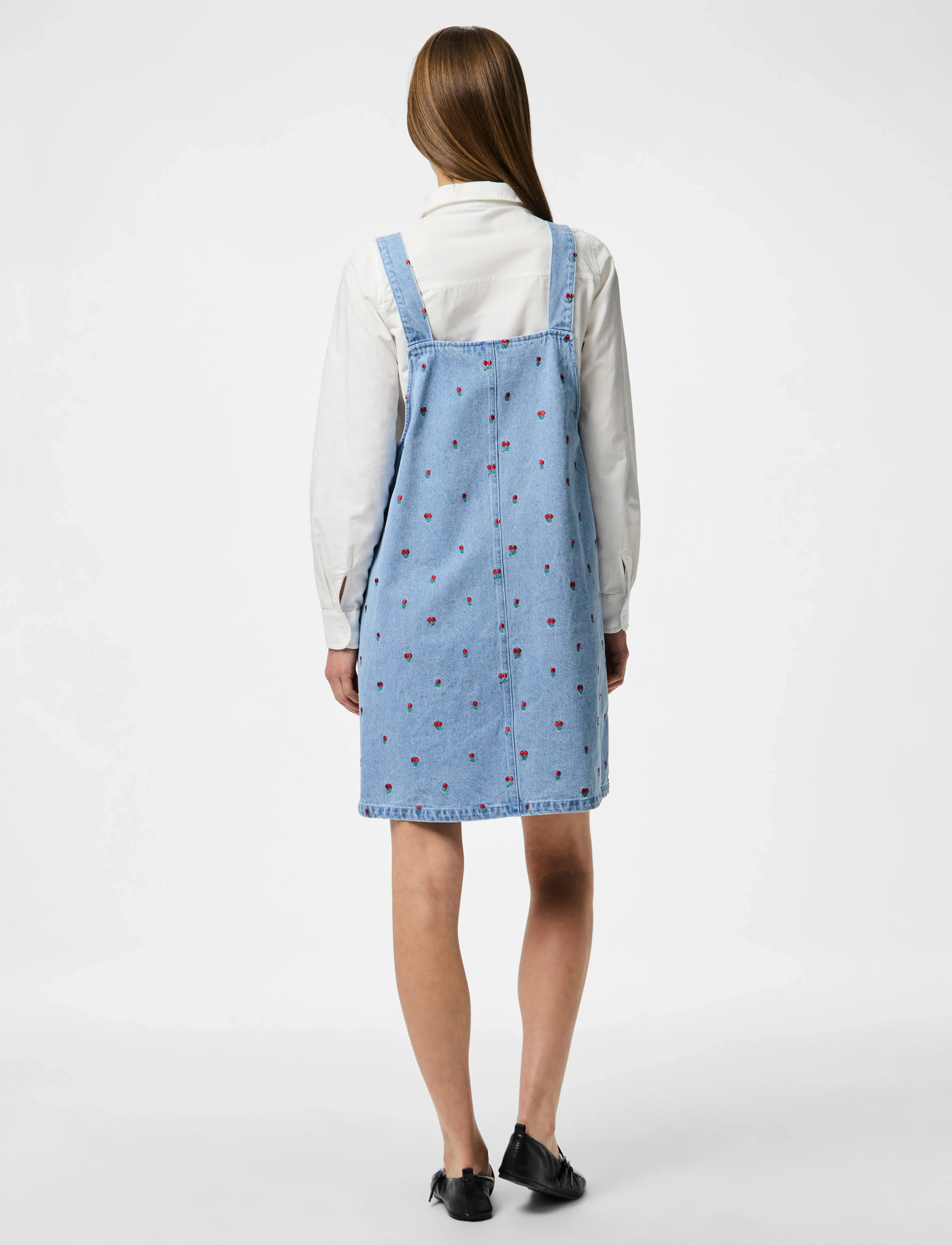 Pieces - PCFREIA SL DENIM SPENCER DRESS D2D FSY - light blue denim - 3