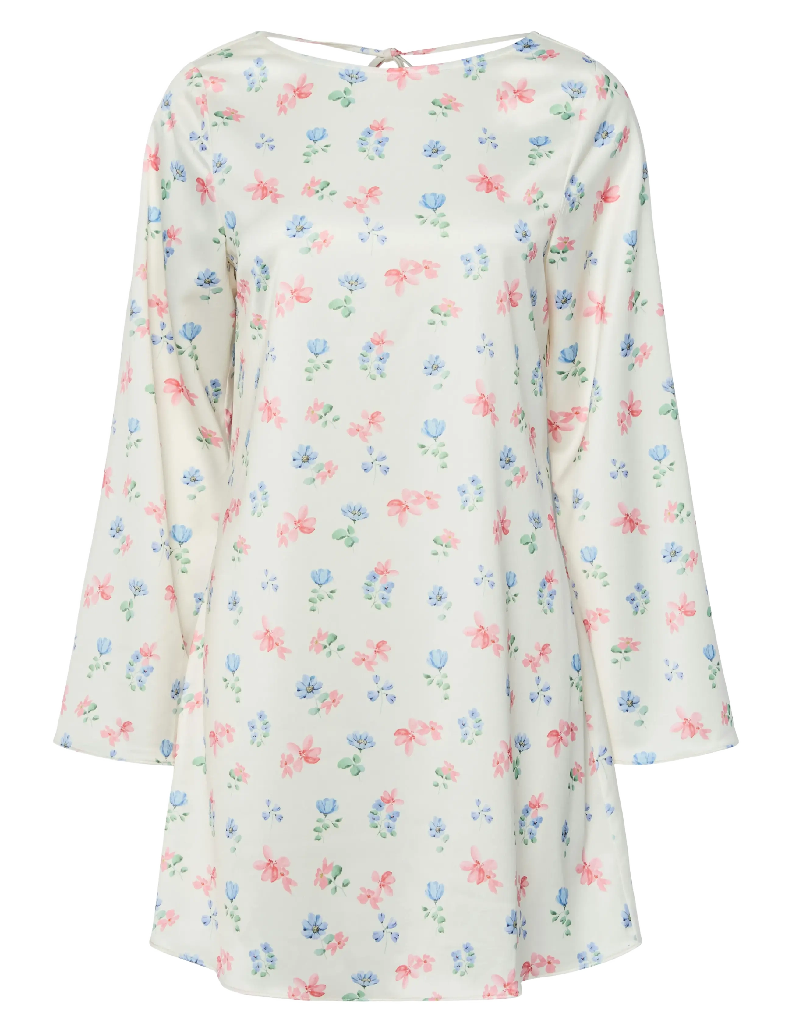 PIECES Pcmillie Ls Kurz Boatneck Kleid Wvn D2D Pink - S - Damen