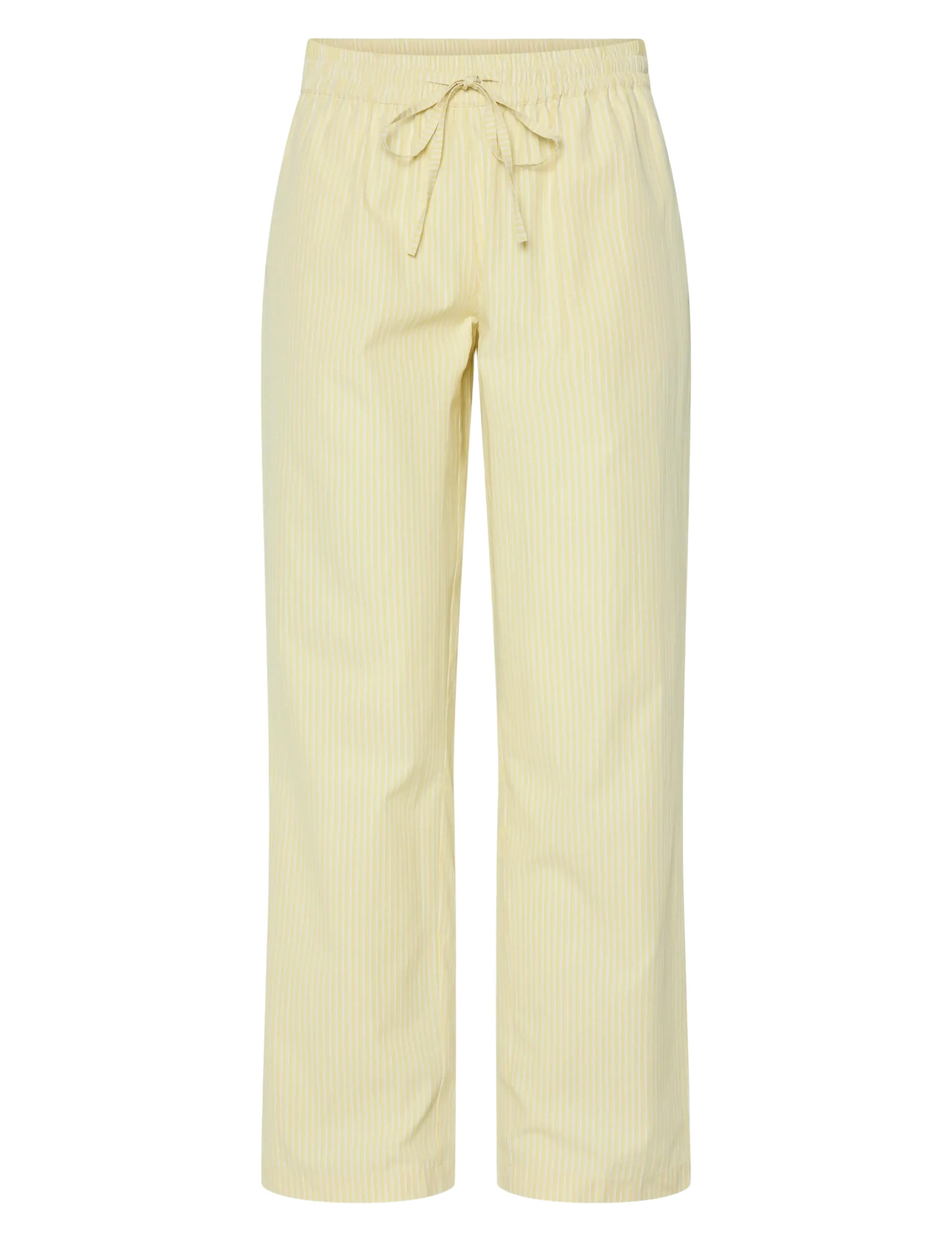PIECES Pcfemme Hw Straight Hosen Wvn D2D Gelb - XS - Damen