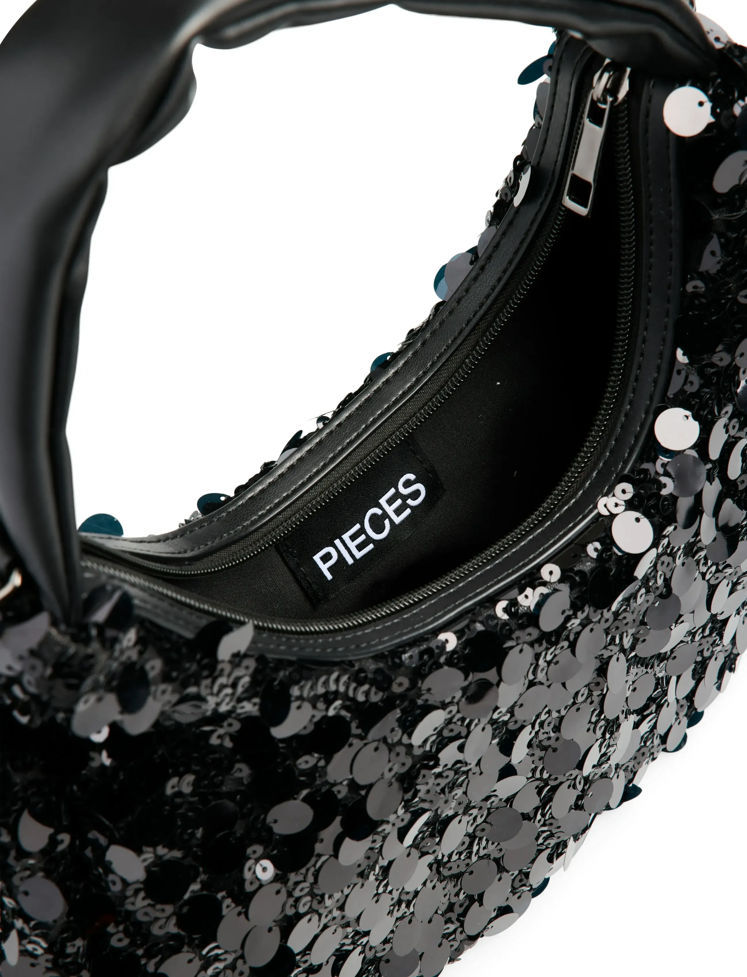 Pieces - PCMADDIE SEQUINS SHOULDER BAG - laagste prijzen - black - 5