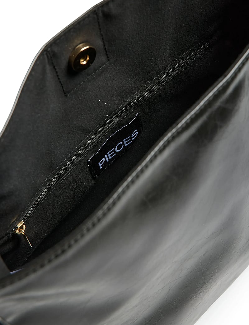Pieces - PCMALOU PATENT SHOPPING BAG WB - shoppers - black - 2