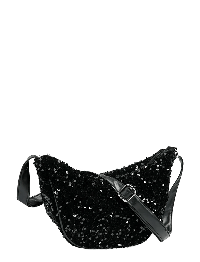 Pieces - PCKAM AMANDA SEQUINS BUMBAG BC - gürteltaschen - black - 0