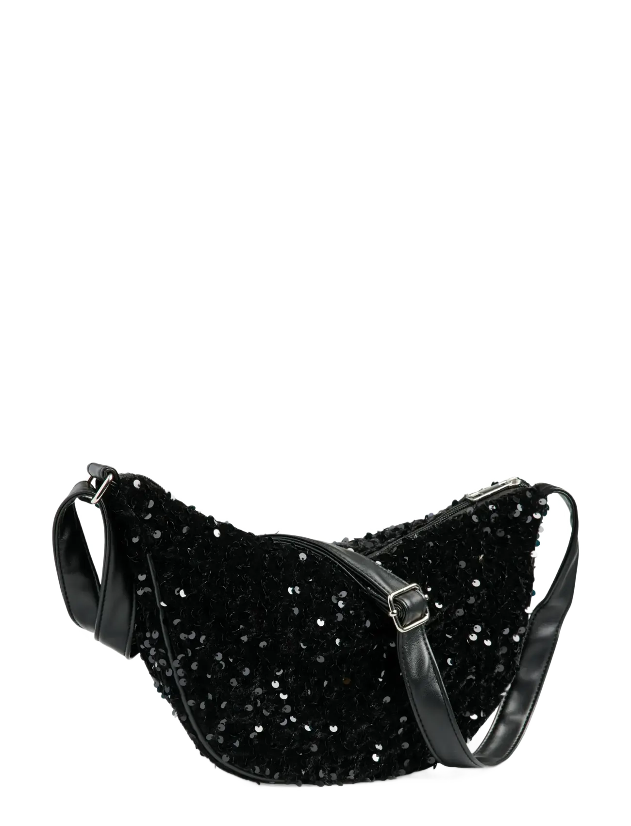 Pieces - PCKAM AMANDA SEQUINS BUMBAG BC - madalaimad hinnad - black - 1