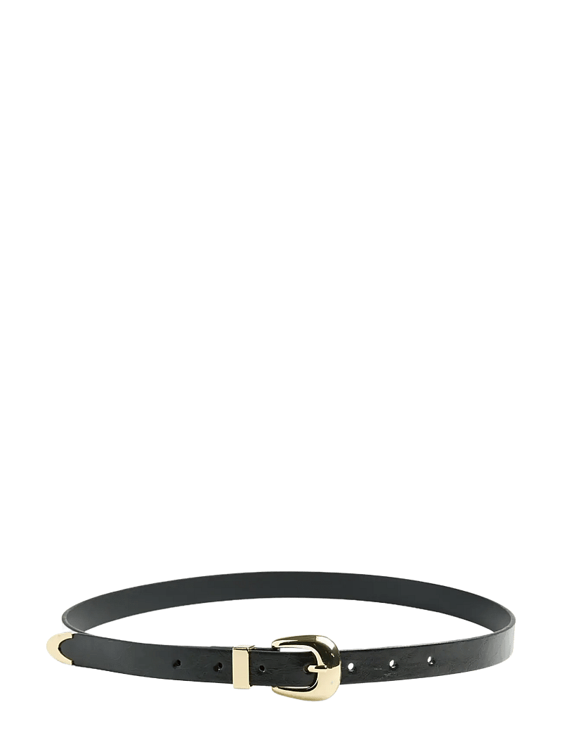 Pieces - PCMALOU PATENT JEANS BELT BUNDLE WB - taillengürtel - black - 0