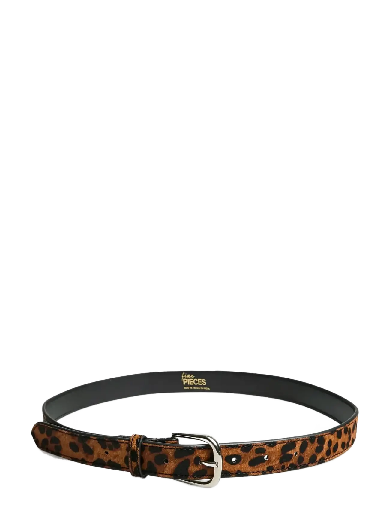 Pieces Pcjanice Leather Textured Jeans Belt Fp, 90, Black, Belts > Waist Belt, Dame