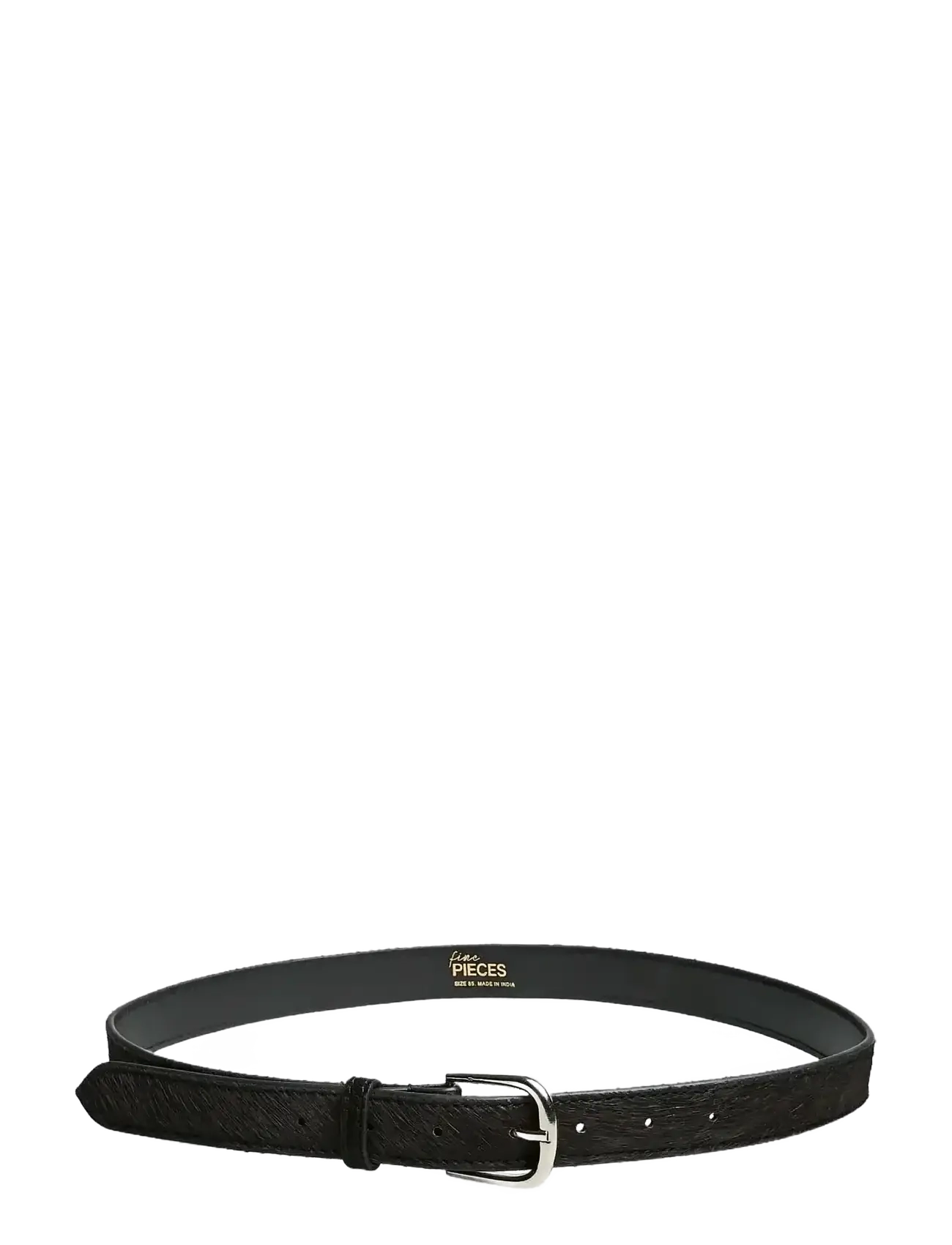 Pieces Pcjanice Leather Textured Jeans Belt Fp, 95, Black, Belts > Waist Belt, Dame
