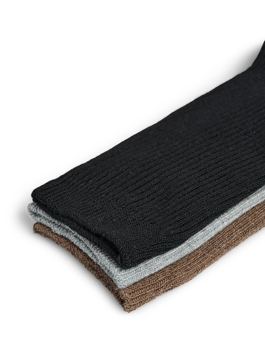 Pieces - PCMARTA 4 PACK SOCKS NOOS BC - vanliga strumpor - black - 2