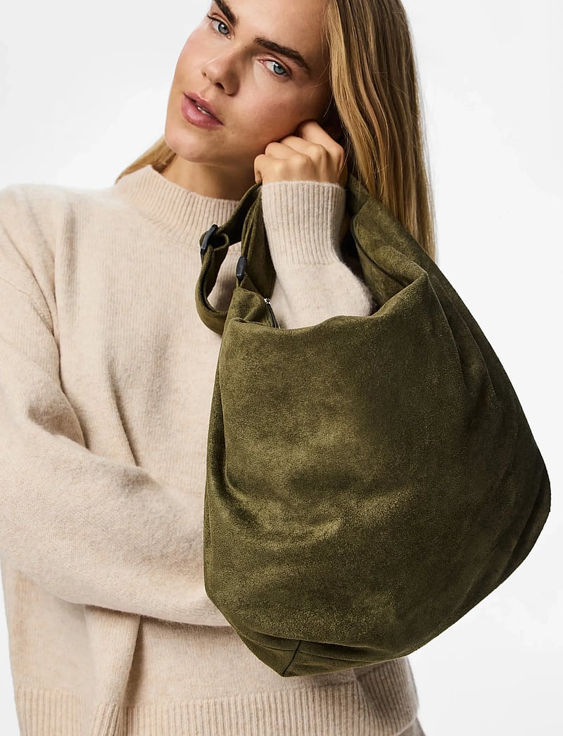 Pieces - PCAMANDA XL AUTUMN BUMBAG - crossbody bags - forest night - 5