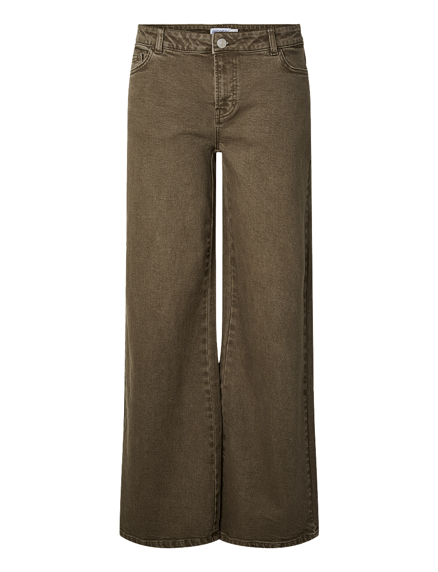Pieces - PCSELMA LW WIDE COLORED NOOS JEANS - laia säärega teksad - kalamata - 0