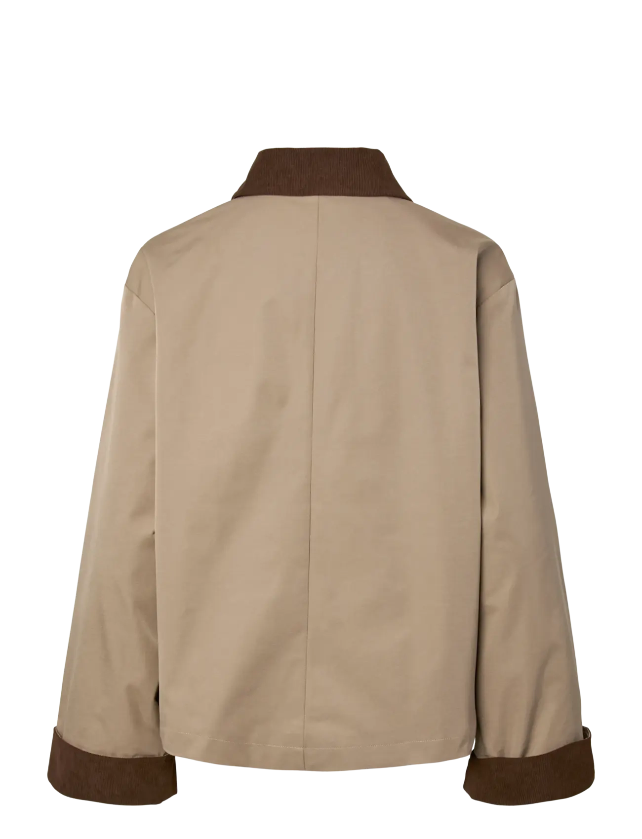 Pieces - PCJORMA SHORT LIGHT JACKET NOOS BC - overtøj - greige - 2