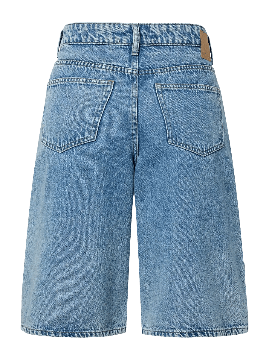 Pieces - PCSKY MW DENIM JORTS NOOS BC - jorts - medium blue denim - 2