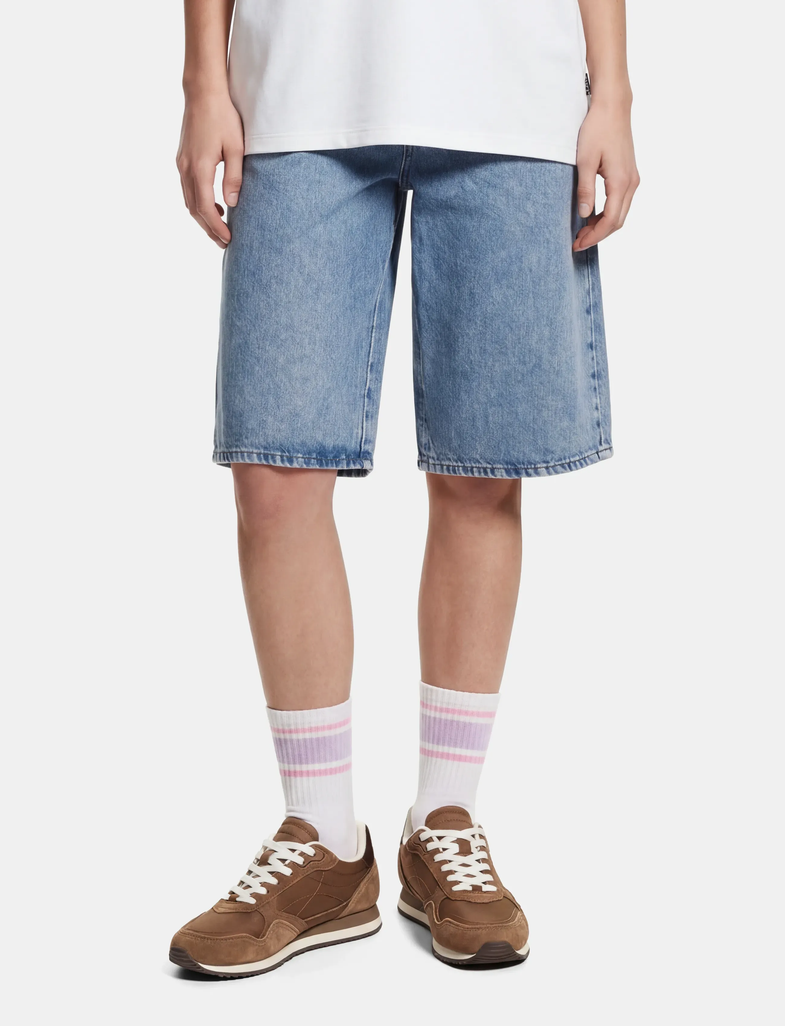 Pieces Pcsky Mw Denim Jorts Noos Bc, S, Shorts, Blau - Frauen