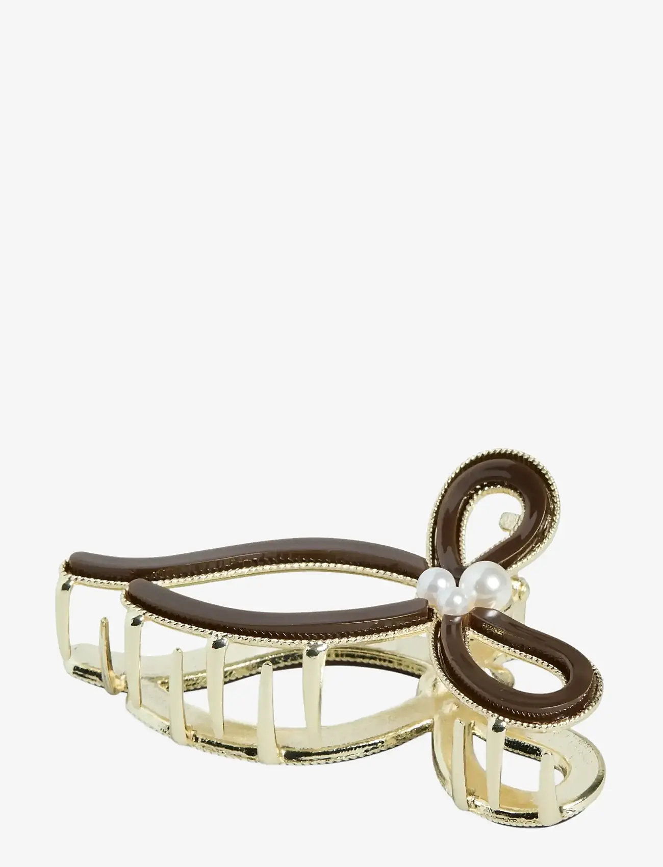 Pieces - PCRINE N BOW HAIRSHARK - hair clips - downtown brown - 0