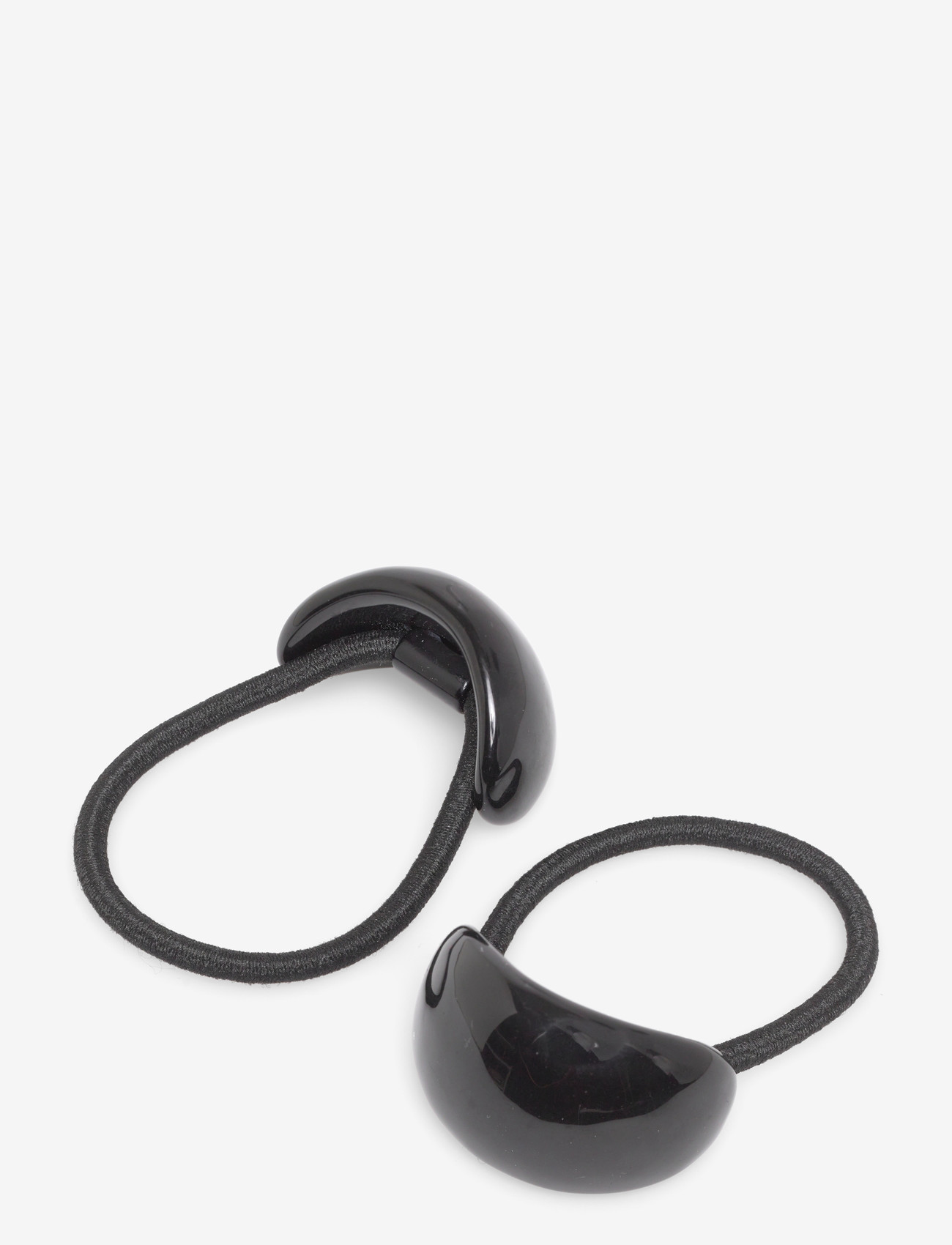 Pieces - PCRYLLA O HAIR ELASTIC 2-PACK - hárbönd - black - 0