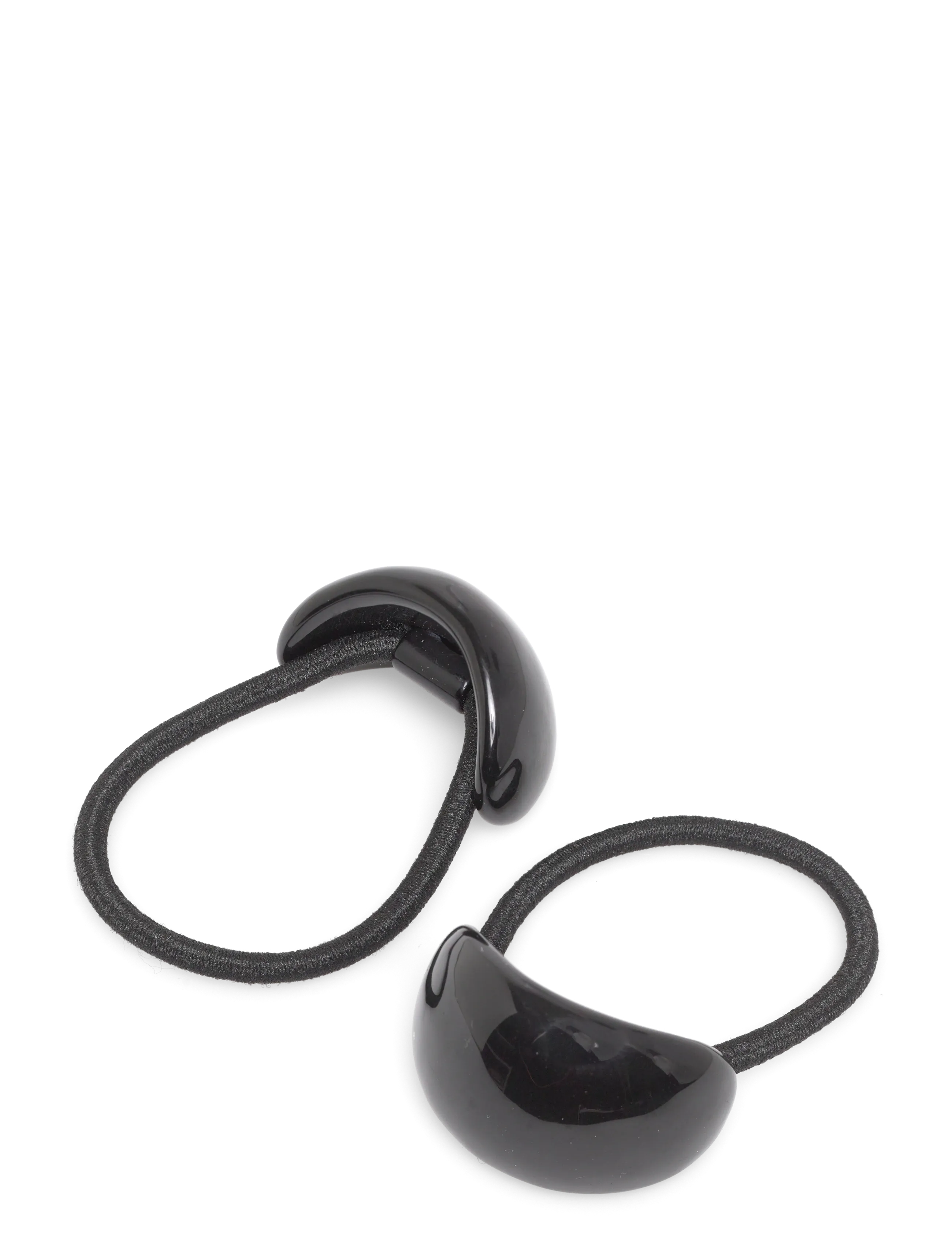 Pieces PCRYLLA O HAIR ELASTIC 2-PACK - Hårpynt - BLACK / black