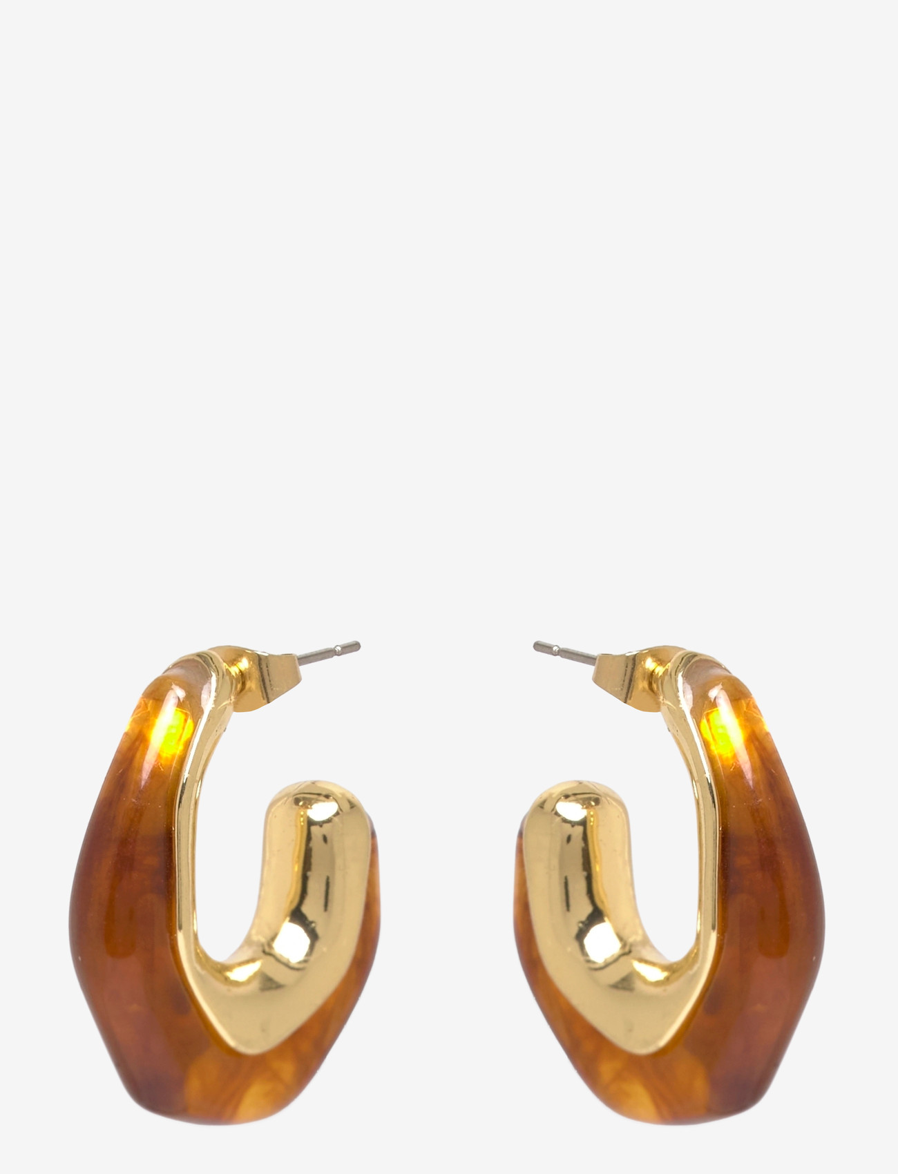 Pieces - PCREILA D EARRINGS BUNDLE - hopen - brown stone - 0