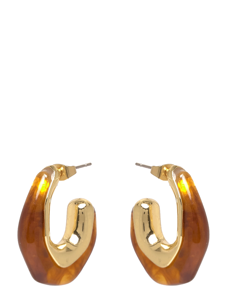 Pieces - PCREILA D EARRINGS BUNDLE - hopen - brown stone - 0