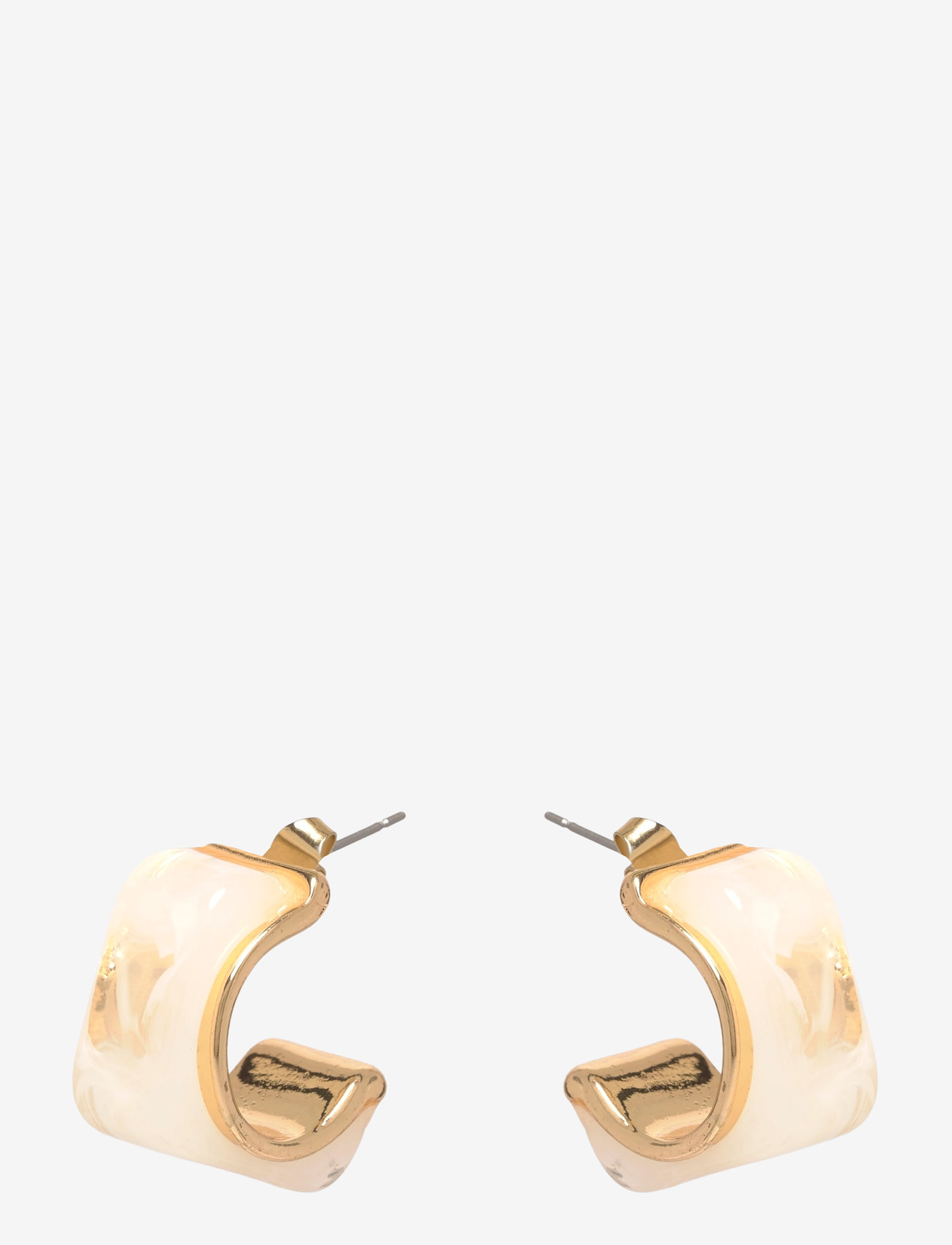 Pieces - PCREILA D EARRINGS BUNDLE - creoler & hoops - cloud dancer - 0