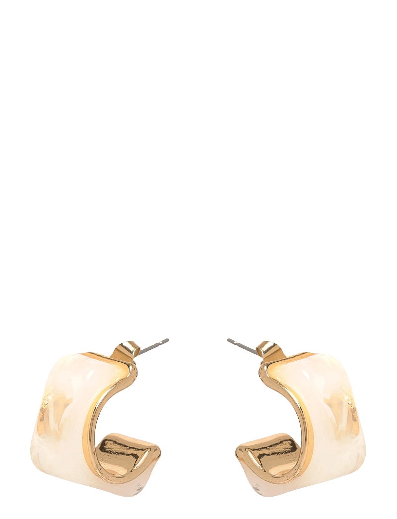 Pieces - PCREILA D EARRINGS BUNDLE - creoler & hoops - cloud dancer - 0