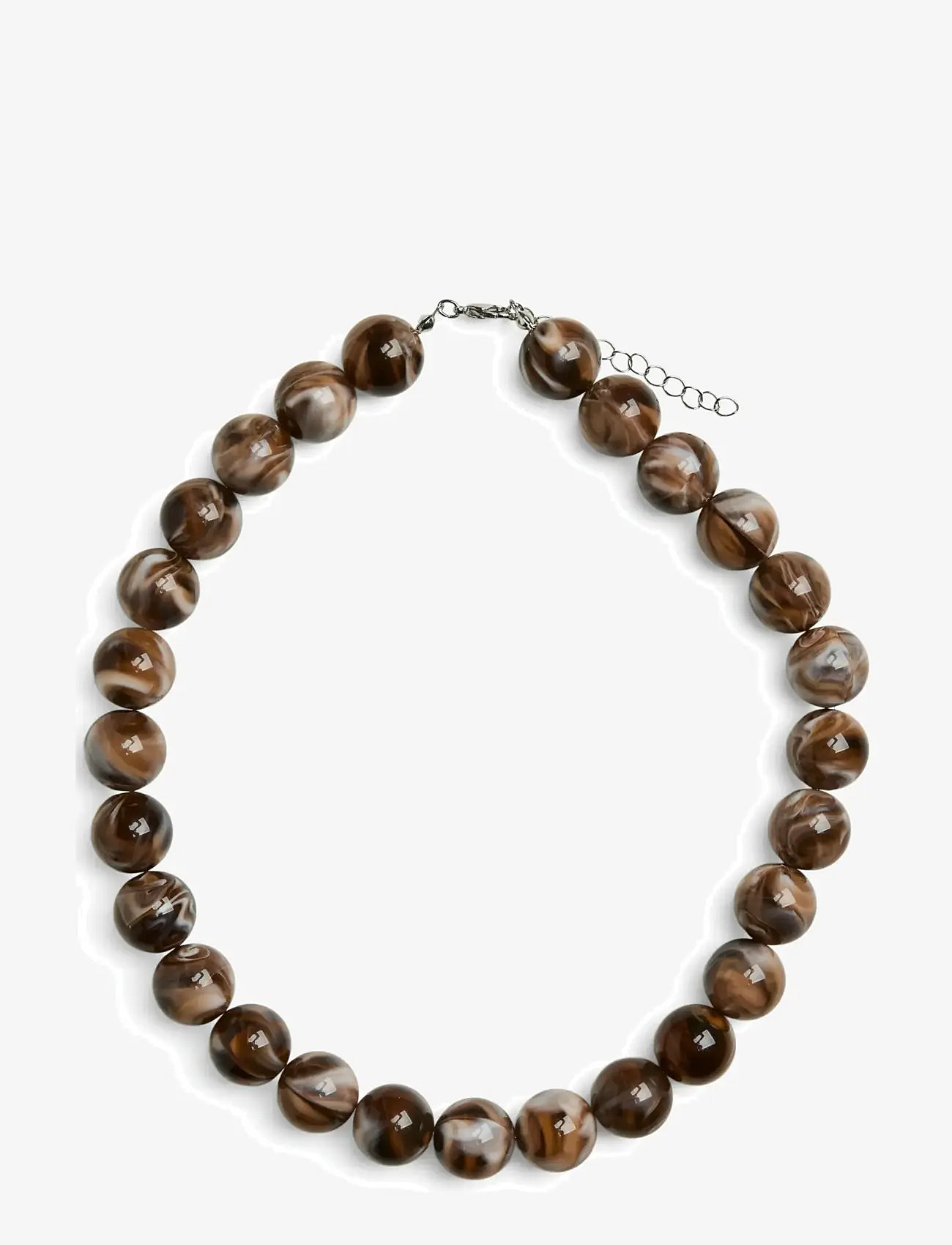 Pieces - PCREGITSE D NECKLACE - brown stone - 0