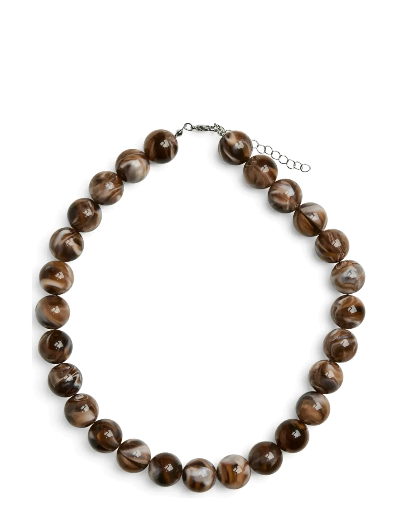 Pieces PCREGITSE D NECKLACE - Accessories - BROWN STONE / brown