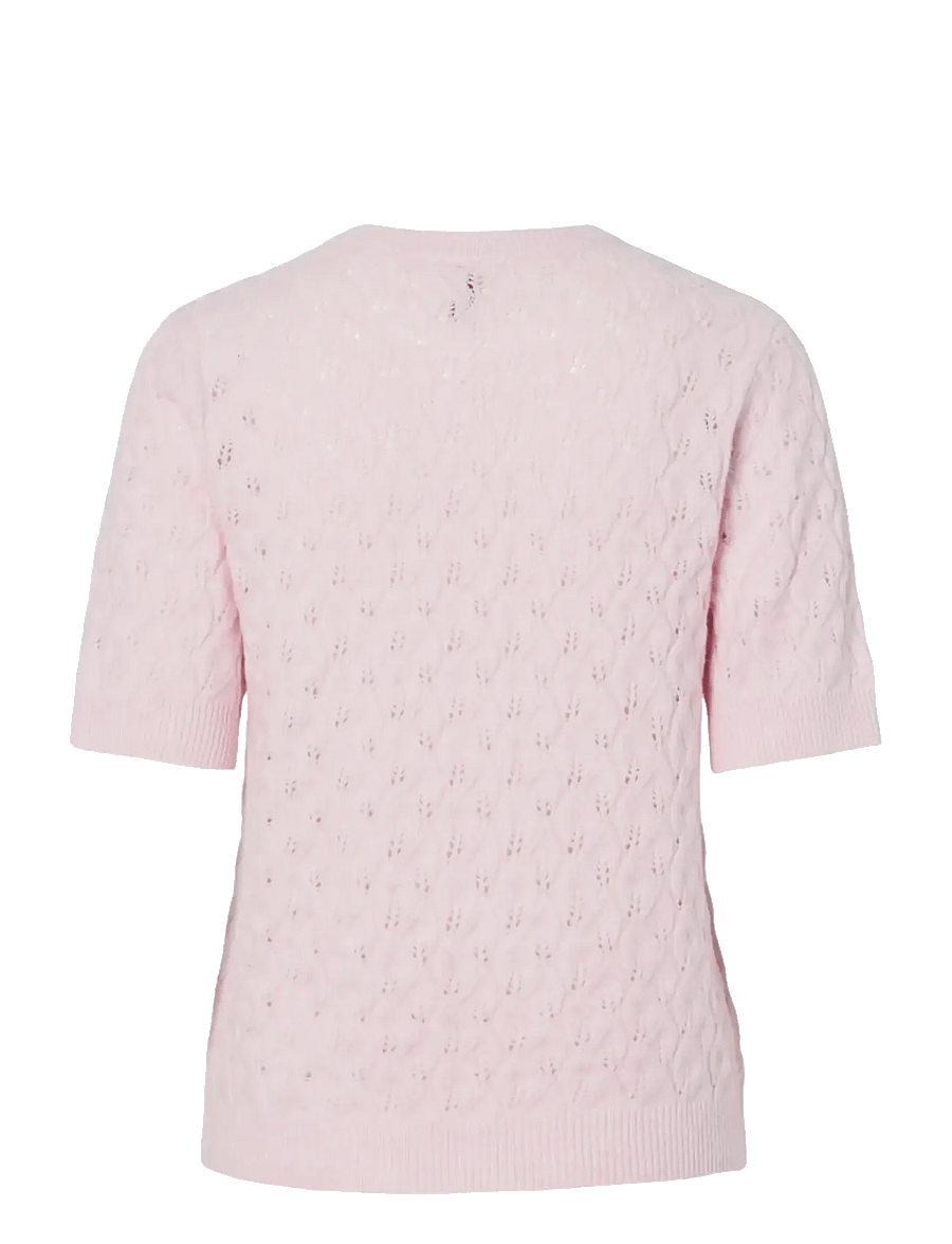 Pieces - PCLELOU SS O-NECK KNIT NOOS BC - gebreide truien - roseate spoonbill - 2