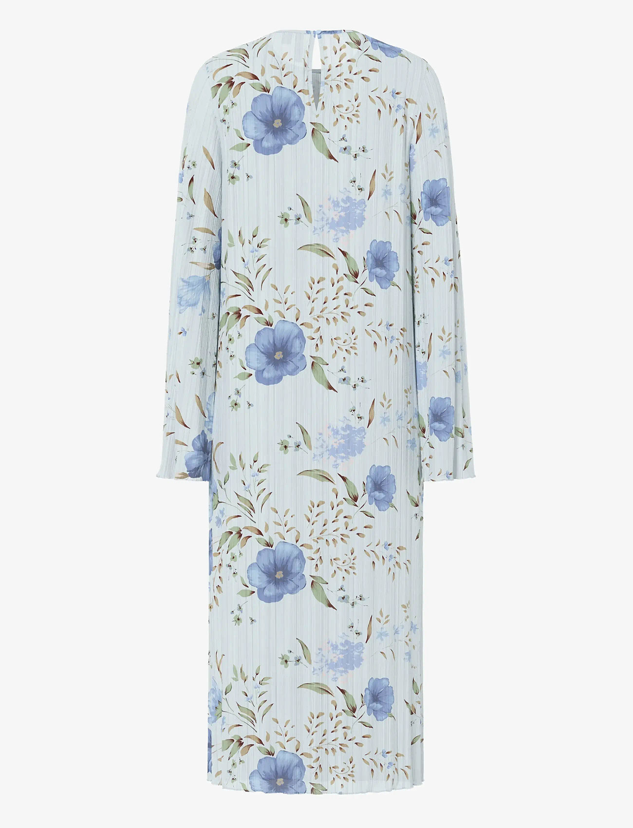 Pieces - PCAMBER LS MIDI DRESS WVN D2D FSY - sommerkleider - bit of blue - 1