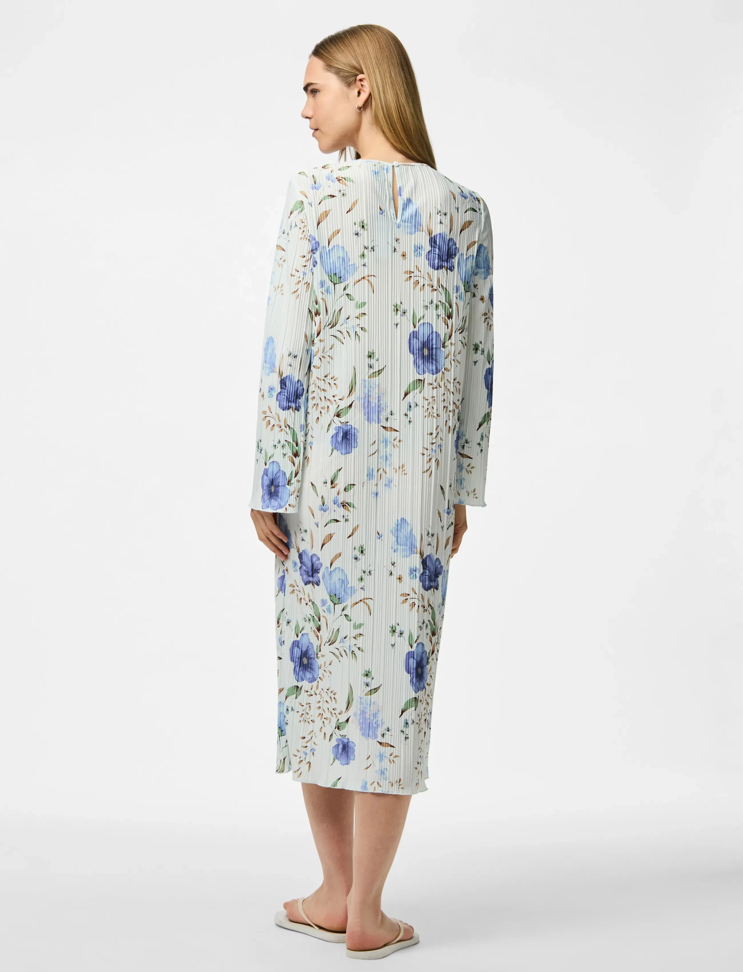 Pieces - PCAMBER LS MIDI DRESS WVN D2D FSY - bit of blue - 3