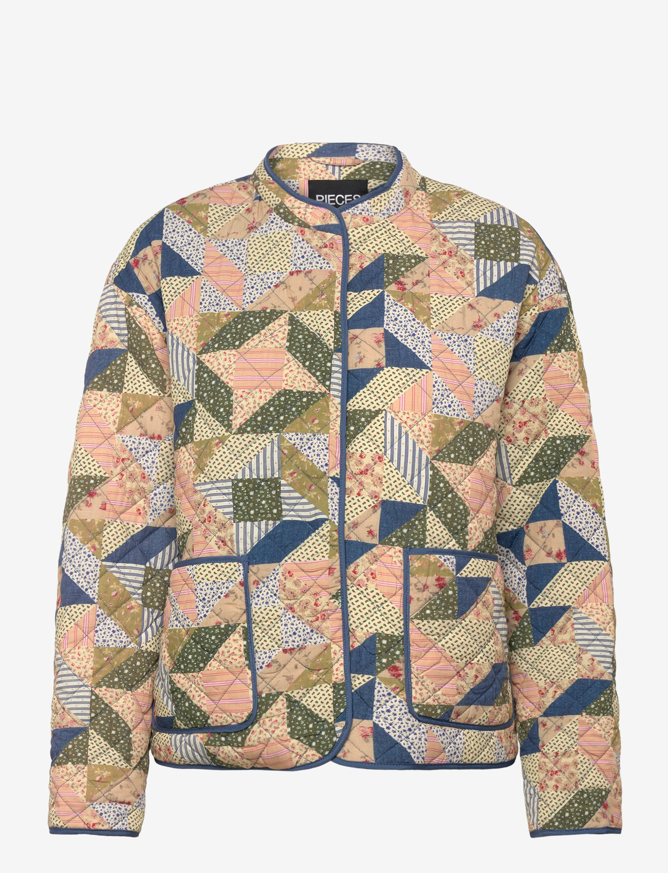 Pieces - PCRIKKE QUILTED JACKET NOOS - forårsjakker - birch - 1