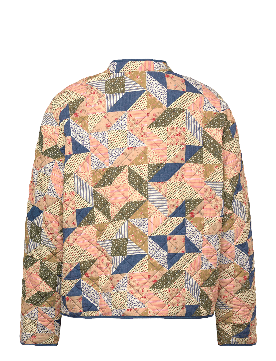 Pieces - PCRIKKE QUILTED JACKET NOOS - frühlingsjacken - birch - 2