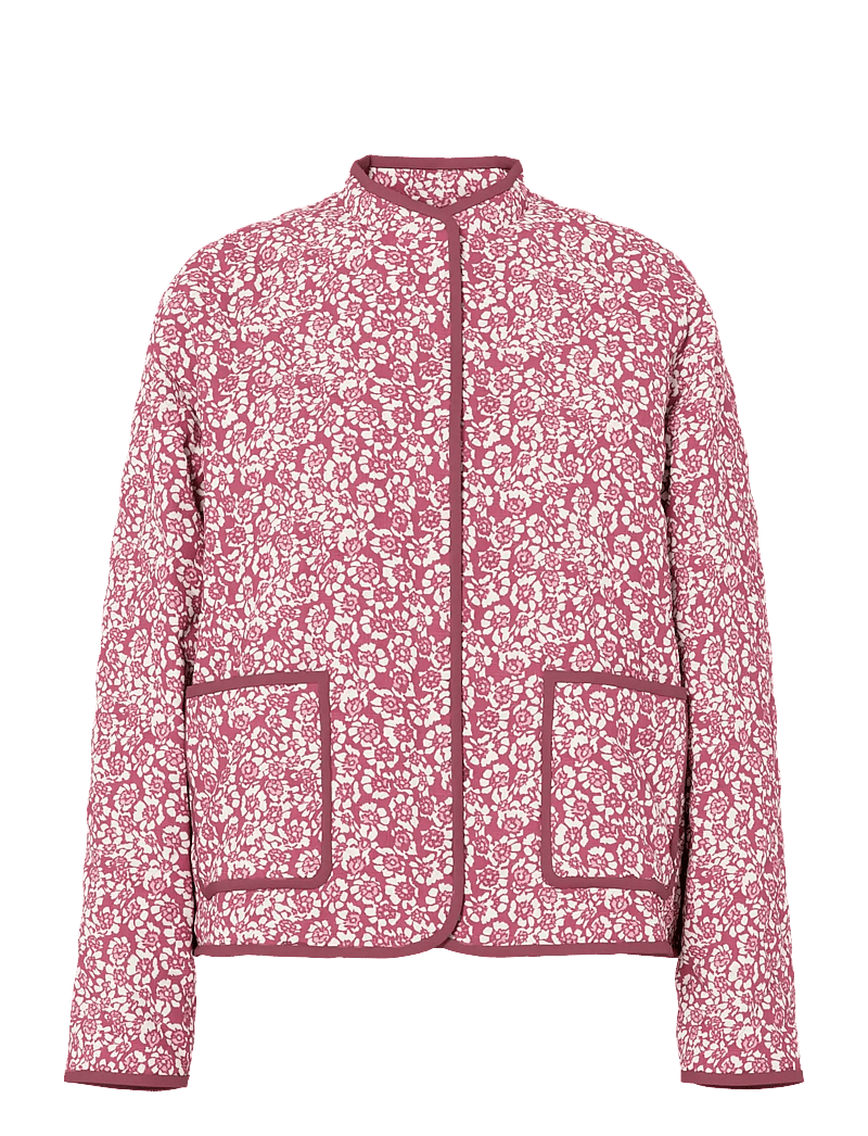 Pieces - PCRIKKE QUILTED JACKET NOOS - frühlingsjacken - slate rose - 1